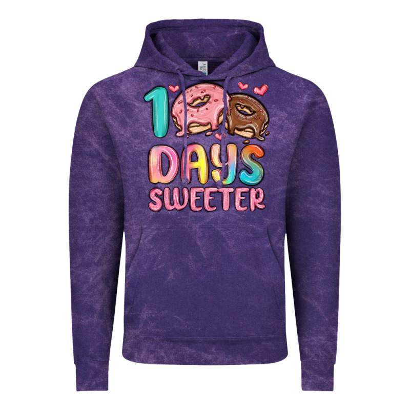 100 Days Sweeter Vintage Hoodie by MaliasSmallBusiness | Teevron