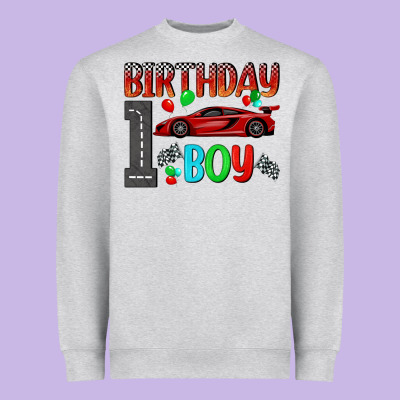 Birthday Boy 1 Heavyweight Sweatshirt Designed By Bundleandbundleshop
