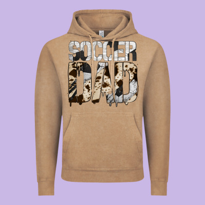 No Background Soccer Dad Vintage Hoodie Designed By Jasminsmagicworld