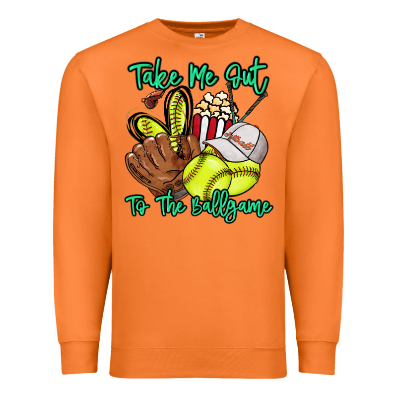 Take Me Out To The Ballgame Premium Sweatshirt by HowdyJamesFarm | Teevron