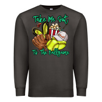 Smoke Take me out to the ballgame Premium Sweatshirt - HowdyJamesFarm