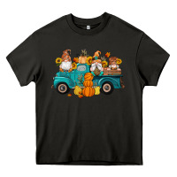 Asphalt fall gnomes truck pumpkin sunflowers Heavy Core Tee - Artiststas