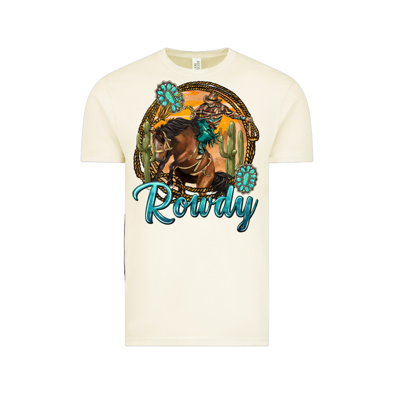 Western Rowdy Vintage Tee by NancyCooperArtShop | Teevron