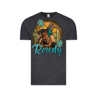 Vintage Black western rowdy Vintage Tee - NancyCooperArtShop