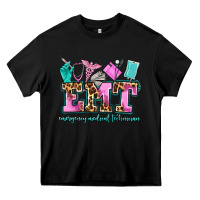 Black emt emergency medical technician Heavy Core Tee - AdoDesignShop