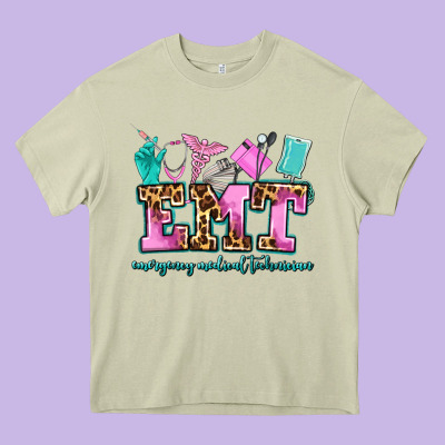 Emt Emergency Medical Technician Heavy Core Tee Designed By Adodesignshop