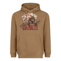 Toasted Coconut Long live cowboys cards Heavyweight Hoodie - HowdyJamesFarm