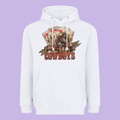 Long Live Cowboys Cards Heavyweight Hoodie Designed By Howdyjamesfarm