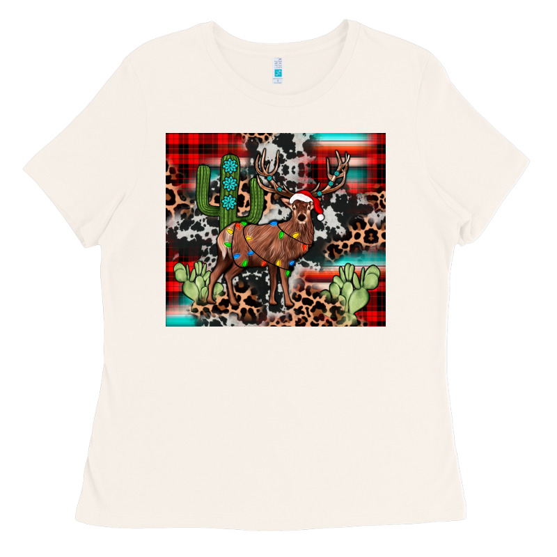 Christmas Reinder Ladies Tee by JahusDesignShop | Teevron