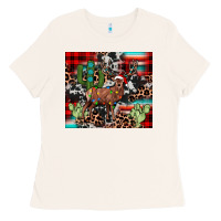 Bone christmas reinder Ladies Tee - JahusDesignShop