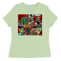 Matcha christmas reinder Ladies Tee - JahusDesignShop