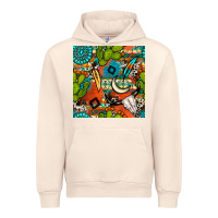Sandshell western cactus aztec seamless pattern Urban Hoodie - BundleAndBundleShop
