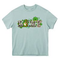 Arona lucky with gnome and  shamrocks Heavy Core Tee - AdoDesignShop