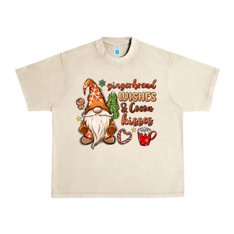 Gingerbread Wishes Cocoa Kisses Urban Heavy Tee by MaliasSmallBusiness | Teevron