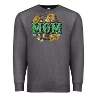 Charcoal Heather Aztec Mom Mother's Day Premium Sweatshirt - CowGirlArtShop