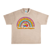 French Oak back to school rainbow teach love inspire Urban Heavy Tee - AdoDesignShop