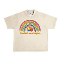 Sandshell back to school rainbow teach love inspire Urban Heavy Tee - AdoDesignShop