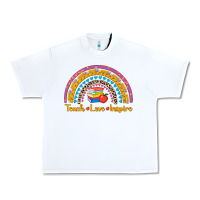 White back to school rainbow teach love inspire Urban Heavy Tee - AdoDesignShop