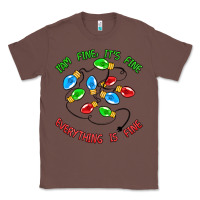 Chestnut i'm fine it's fine everything is fine Classic Tee - MaliasSmallBusiness