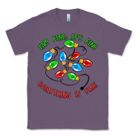 Lavender i'm fine it's fine everything is fine Classic Tee - MaliasSmallBusiness