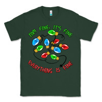 Sports Green i'm fine it's fine everything is fine Classic Tee - MaliasSmallBusiness