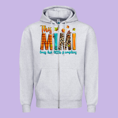 This Mimi Loves Her Little Pumpkins Zipper Hoodie Designed By Texasbilliewilder