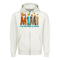 Oatmeal Heather This mimi loves her little pumpkins Zipper Hoodie - texasbilliewilder