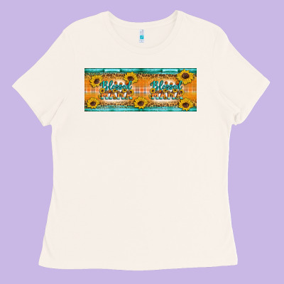 Blessed Mama Ladies Tee Designed By Artiststas