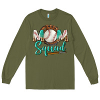 Army Green mom squad Long Sleeve Tee - BundleAndBundleShop
