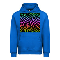 Cobalt zebra glitter seamless pattern Urban Hoodie - BundleAndBundleShop