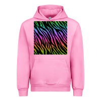 Fuchsia Pink zebra glitter seamless pattern Urban Hoodie - BundleAndBundleShop