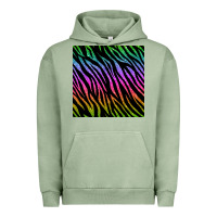 Pigment Oil Green zebra glitter seamless pattern Urban Hoodie - BundleAndBundleShop