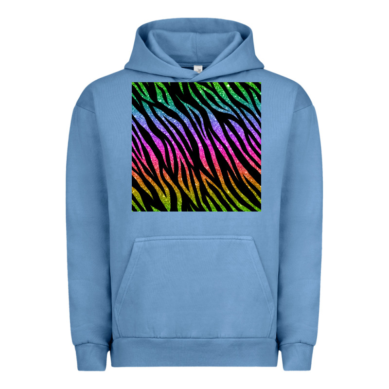 Zebra Glitter Seamless Pattern Urban Hoodie by BundleAndBundleShop | Teevron