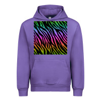 Tulip zebra glitter seamless pattern Urban Hoodie - BundleAndBundleShop