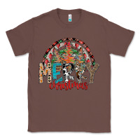 Chestnut Merry Christmas Classic Tee - CowhideDigitalArt