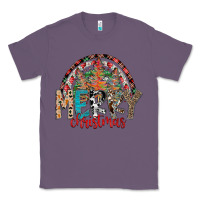 Lavender Merry Christmas Classic Tee - CowhideDigitalArt
