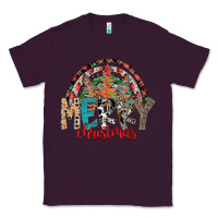 Plum Merry Christmas Classic Tee - CowhideDigitalArt