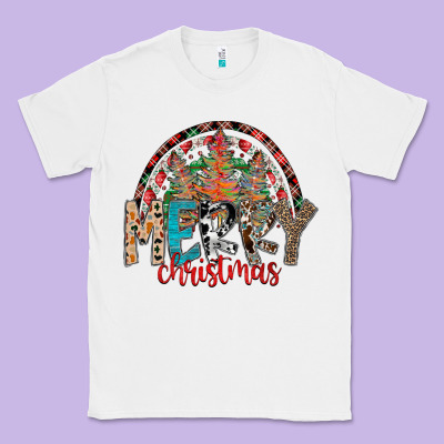 Merry Christmas Classic Tee Designed By Cowhidedigitalart