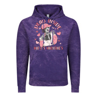 Cloud Purple dead inside but it's valentine's Vintage Hoodie - MaliasSmallBusiness
