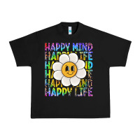 Black happy mind happy life Urban Heavy Tee - NancyCooperArtShop