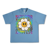 Pebble Blue happy mind happy life Urban Heavy Tee - NancyCooperArtShop