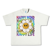 Pistachio happy mind happy life Urban Heavy Tee - NancyCooperArtShop