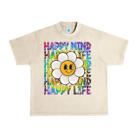 Sandshell happy mind happy life Urban Heavy Tee - NancyCooperArtShop