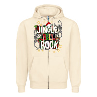 Sandshell Jingle bell rock Zipper Hoodie - NancyCooperArtShop