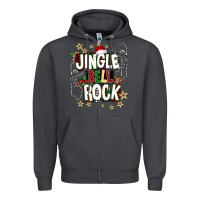 Smoke Jingle bell rock Zipper Hoodie - NancyCooperArtShop