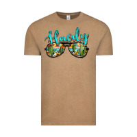 Vintage Coffee western howdy police sunglasses Vintage Tee - NancyCooperArtShop