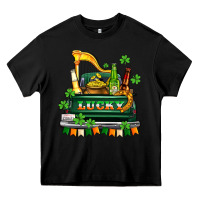 Black lucky truck with flags and beers Heavy Core Tee - AdoDesignShop