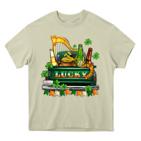 Mossy lucky truck with flags and beers Heavy Core Tee - AdoDesignShop