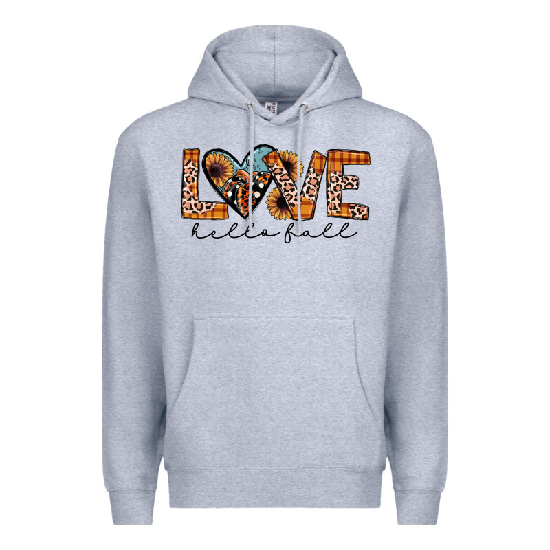 Hello Fall Love Premium Hoodie by JahusDesignShop | Teevron