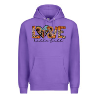 Purple hello fall love Premium Hoodie - JahusDesignShop